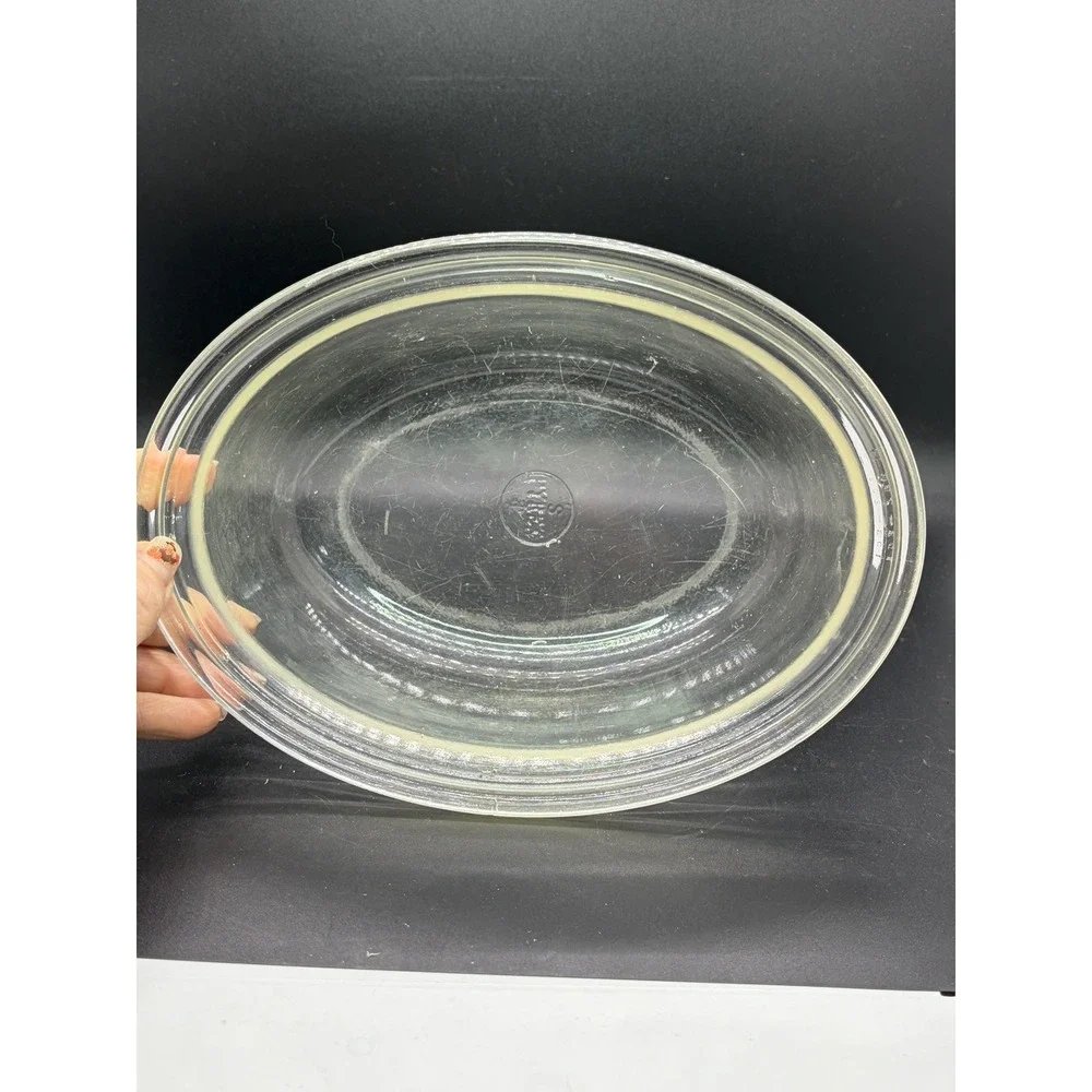 1915 - 1919 Antique Pyrex Oval Baking/Casserole 5